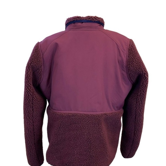 Duluth Trading Co Sherpa Jacket In Mulberry Size XS Gorpcore Coat Burgundy - Picture 4 of 6